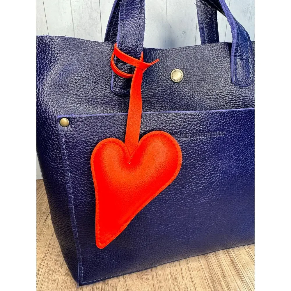 Red Heart Purse Charm Love Bag Flair NEW FAST SHIP Red Accessory Valentines